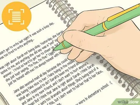 Write a Diary Step 15