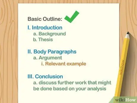 Write an Analysis Step 1