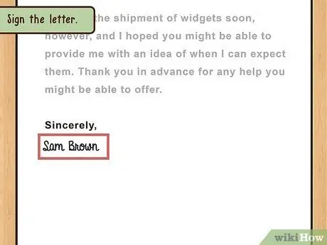 Write a Business Letter Step 16