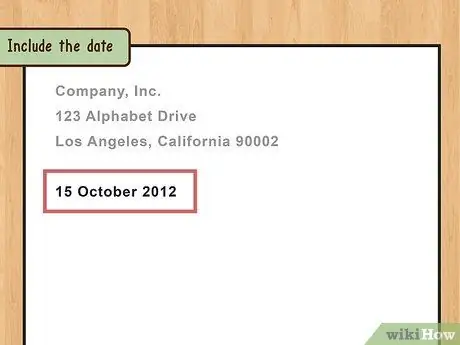 Γράψτε μια επαγγελματική επιστολή Βήμα 4