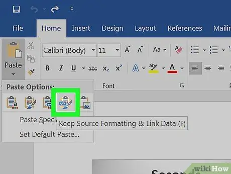 تحويل Excel إلى Word الخطوة 11