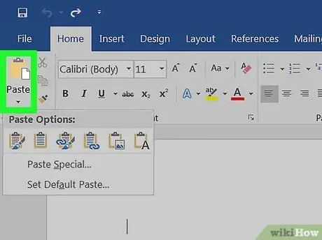 Converti Excel in Word Passaggio 3