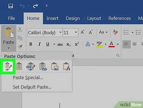 Converti Excel in Word Passaggio 4