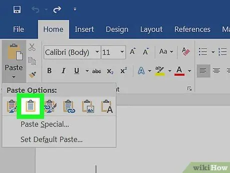 Converti Excel in Word Passaggio 5