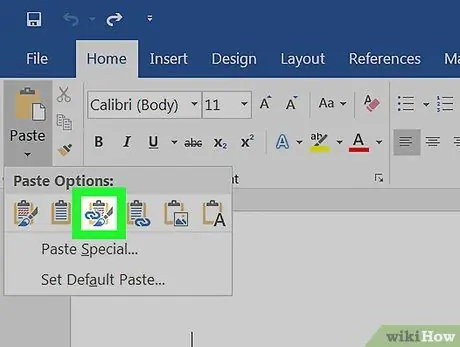 Convert Excel to Word Step 6