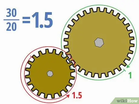 Determine la relación de transmisión Paso 4