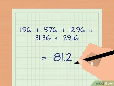 Beoordeel statistiese betekenis Stap 8