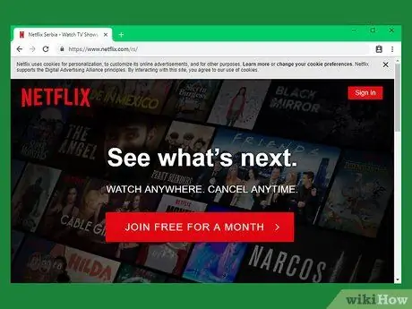 Brezplačno si priskrbite Netflix 1. korak