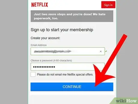 Brezplačno si priskrbite Netflix 20. korak