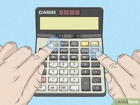 Patayin ang isang Normal na School Calculator Hakbang 17