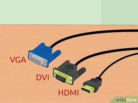 استخدم التلفزيون كشاشة كمبيوتر الخطوة 1