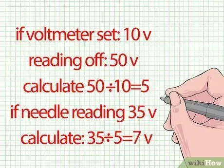 Kasutage voltmeetrit 12. samm