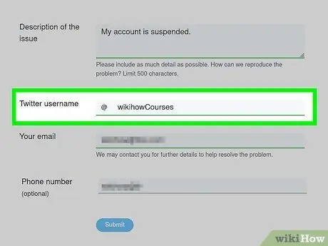 Recuperar una cuenta de Twitter suspendida Paso 16