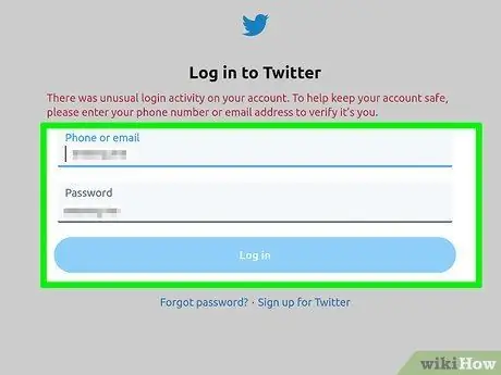 Récupérer un compte Twitter suspendu Étape 3