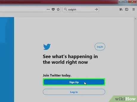 Gumawa ng isang Twitter Account Hakbang 2