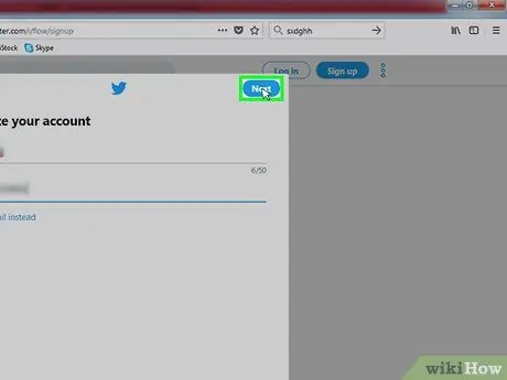 Gumawa ng isang Twitter Account Hakbang 5