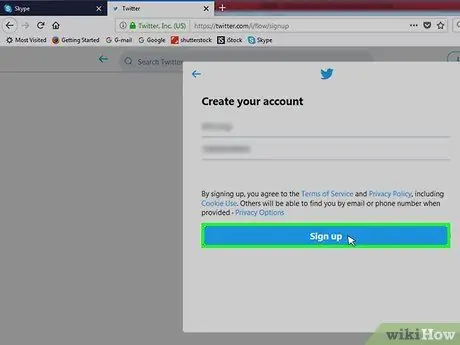 Gumawa ng isang Twitter Account Hakbang 6