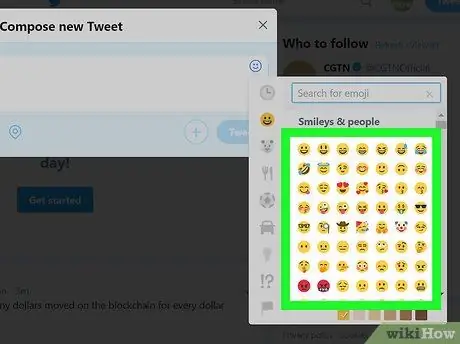 Voeg Emoji by Twitter Stap 10