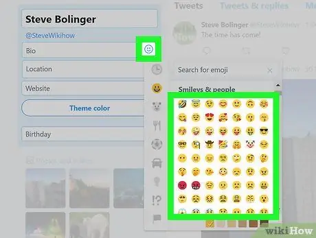 Voeg Emoji by Twitter Stap 12