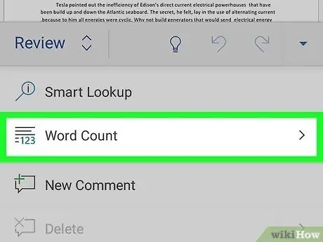 Microsoft Word программасында Word Count текшерүү 16 -кадам