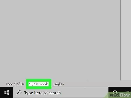 تحقق من عدد الكلمات في Microsoft Word الخطوة 19
