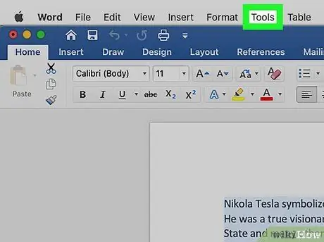 Microsoft Word 9 -da bir Word Sayını yoxlayın