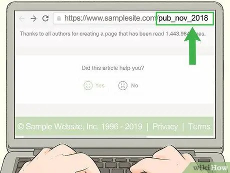 Find the Publication Date of a Website Step 3