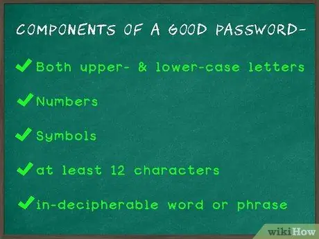 Crea una password che puoi ricordare Passaggio 2