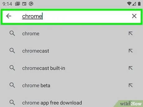 Telepítse újra a Google Chrome 40. lépését