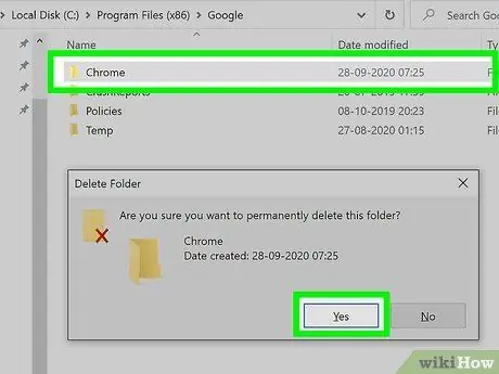 Réinstaller Google Chrome Étape 7