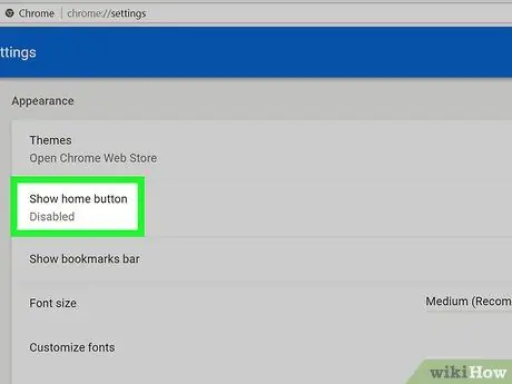 เปลี่ยนหน้าแรกของคุณบน Chrome ขั้นตอนที่ 4