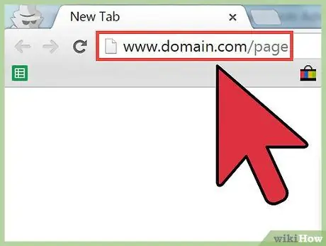 Mag-type sa isang Web Address upang Pumunta sa isang Tiyak na Website Hakbang 8