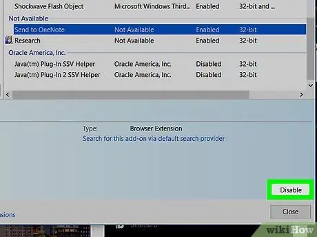 Etapa 13 para corrigir o problema de não resposta do Windows Internet Explorer