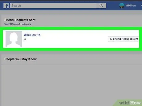 Suivre les demandes d'amis que vous avez envoyées sur Facebook Étape 10