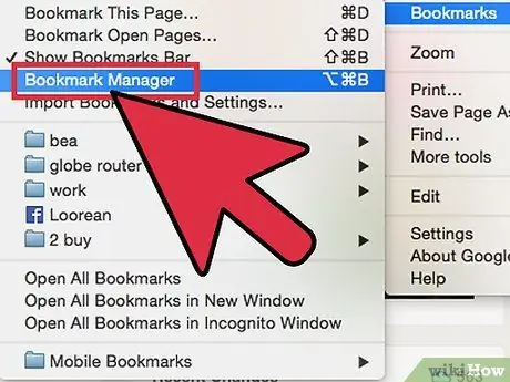 จัดระเบียบ Chrome Bookmarks ขั้นตอนที่ 4