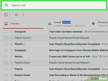 Cerca per data in Gmail Passaggio 1