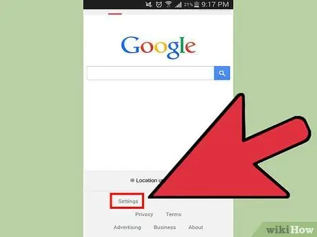 تغییر زبان در Google مرحله 6