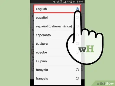 Change Language on Google Step 9