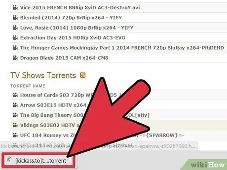 Lejupielādēt no vietnes Kickasstorrents 7. darbība