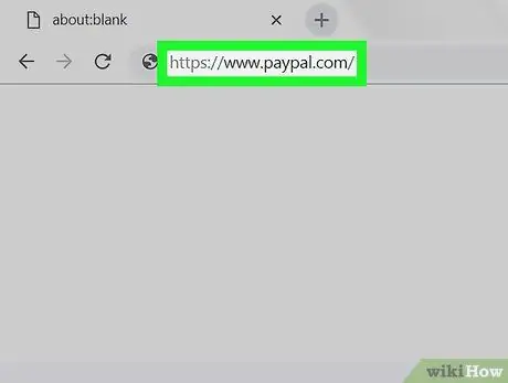 Effettua un collegamento di pagamento Paypal Passaggio 1