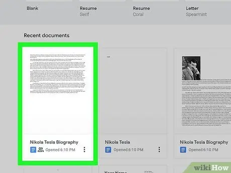 Hacer un documento de Google editable Paso 2