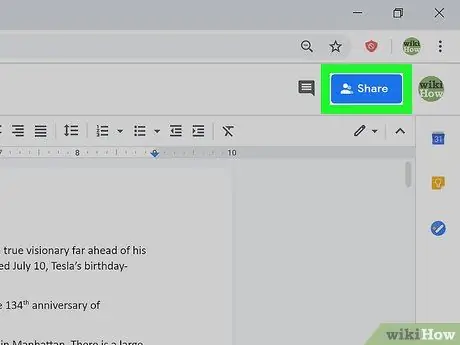 Faire un Google Doc modifiable Étape 3