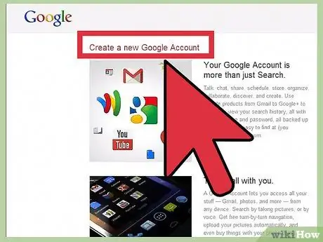 Make a Google Account Step 1