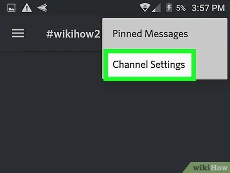 Delete a Discord Channel on Android Step 6