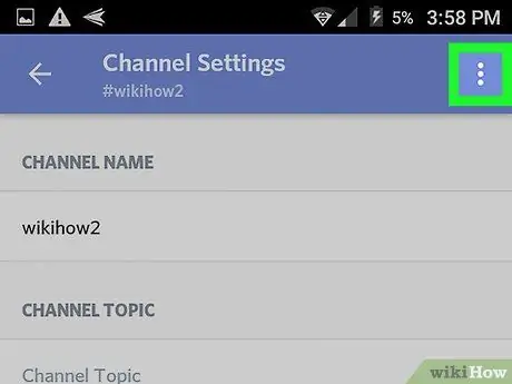 Löschen Sie einen Discord-Kanal auf Android Schritt 7