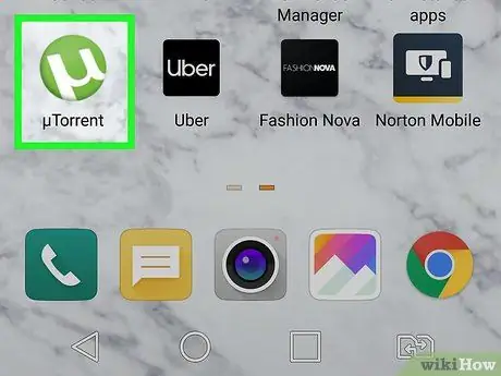 Forøg downloadhastigheden i uTorrent på Android Trin 1