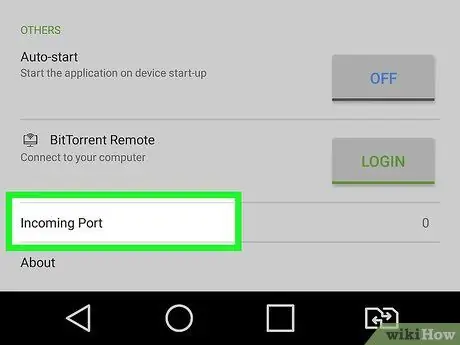 Povećajte brzinu preuzimanja u uTorrentu za Android Step 10