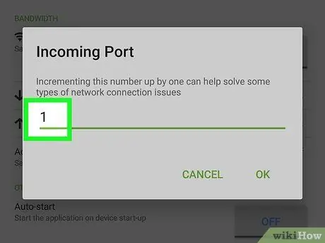 Forøg downloadhastigheden i uTorrent på Android Trin 11