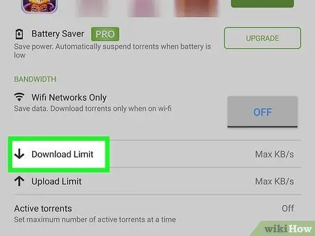 قم بزيادة سرعة التنزيل في uTorrent على نظام Android الخطوة 4