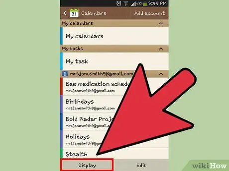 Sincronizar Google Calendar con Android Calendar Paso 11